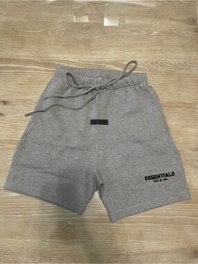 Fear of God ESSENTIALS Men's Heather Gray Athletic Shorts
